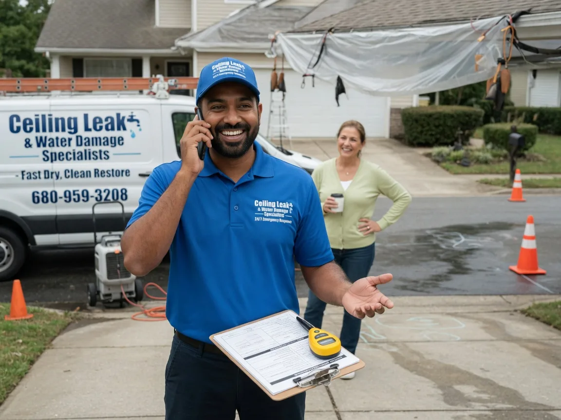 Ceiling Leak Cleanup Glasco, KS FAQs